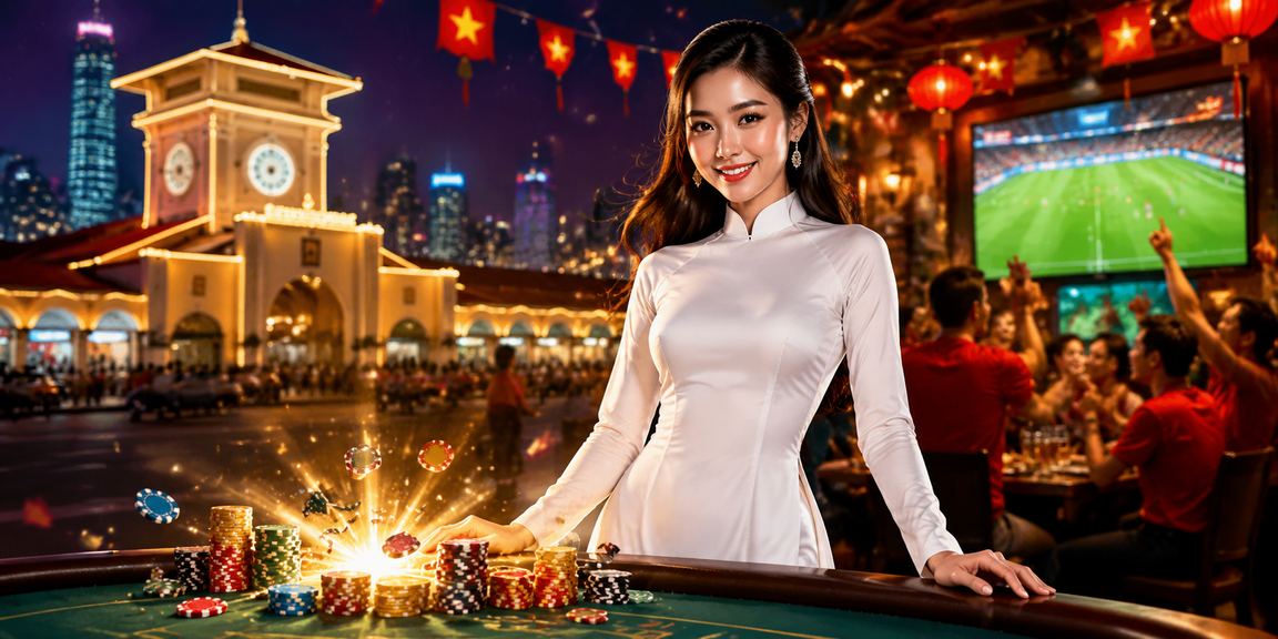 Giao diện nền tảng giải trí trực tuyến hiển thị trên điện thoại tại Việt Nam