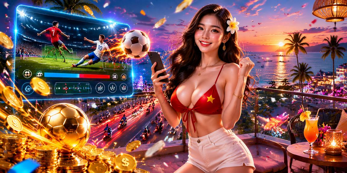 Nhóm bạn theo dõi trận bóng đá cuối tuần bằng điện thoại tại Việt Nam